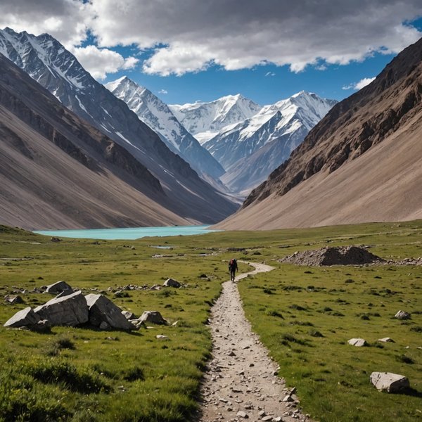 Quels sont les meilleurs itinéraires pour une randonnée dans les montagnes de Pamir, Tadjikistan?